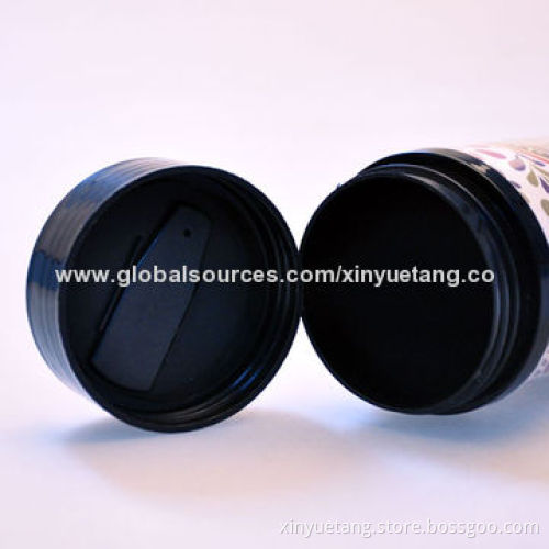 Plastic Cups, 300mL, BPA-free, Double Wall Insert Paper, Shenzhen Manufacturer, Any Color